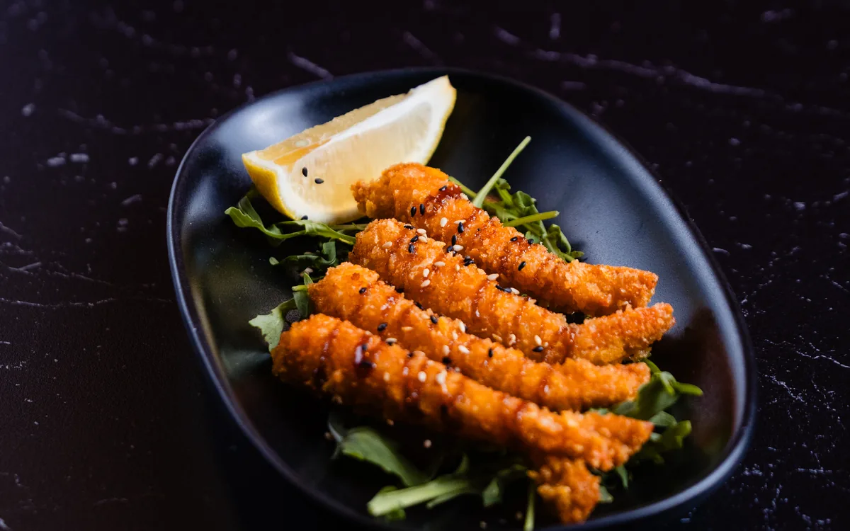 Eby Fry: langostinos en panko japonés con mayonesa japonesa
